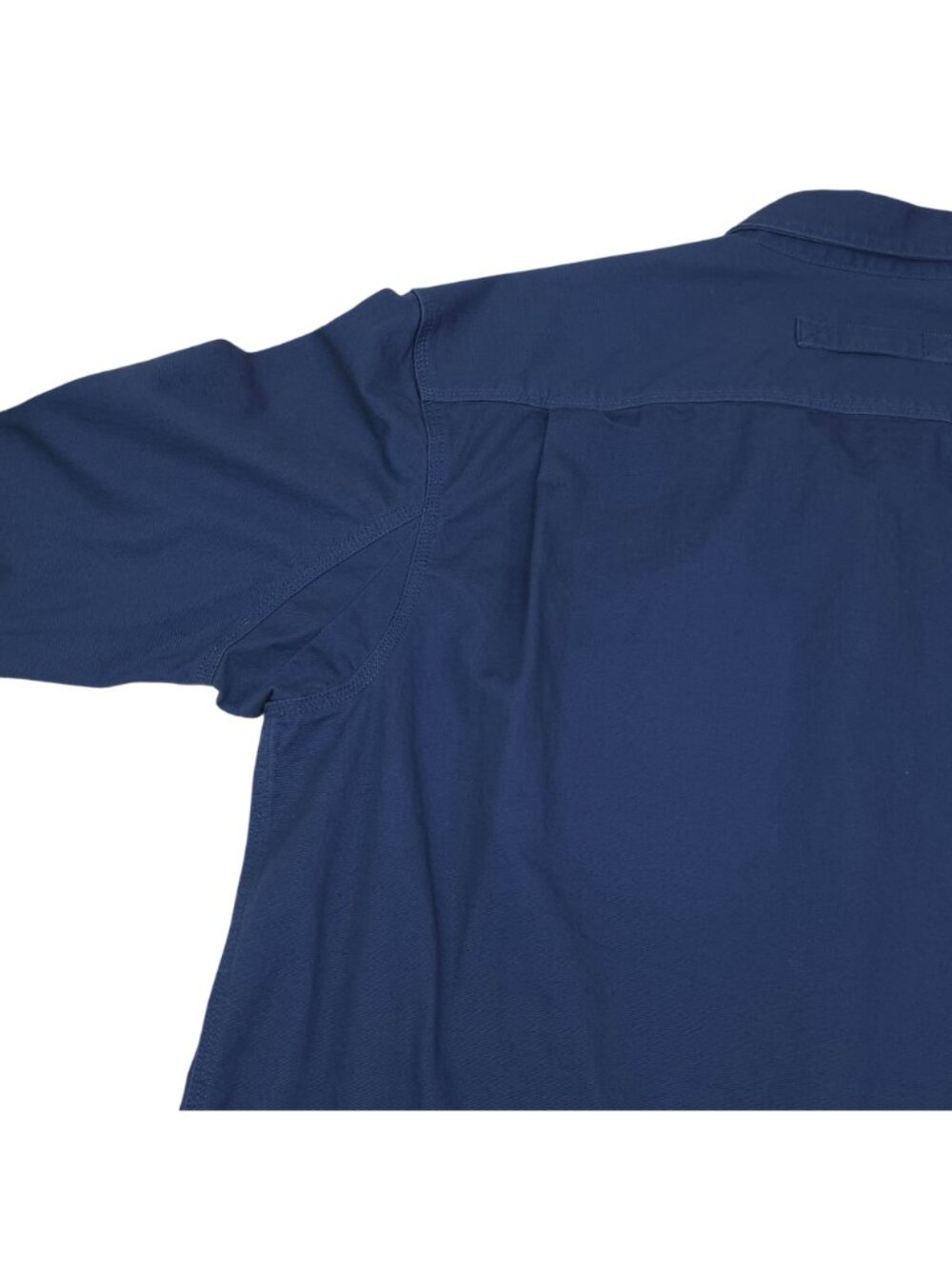 Duluth Trading Co Mens Heavyweight Long Sleeve Button Front Shirt XL Tall Blue - Picture 6 of 8